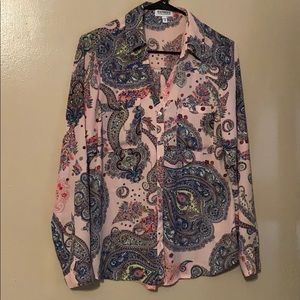 Express Portofino Button Up Blouse